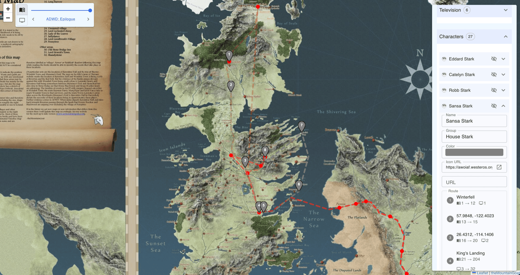 Spoiler Maps